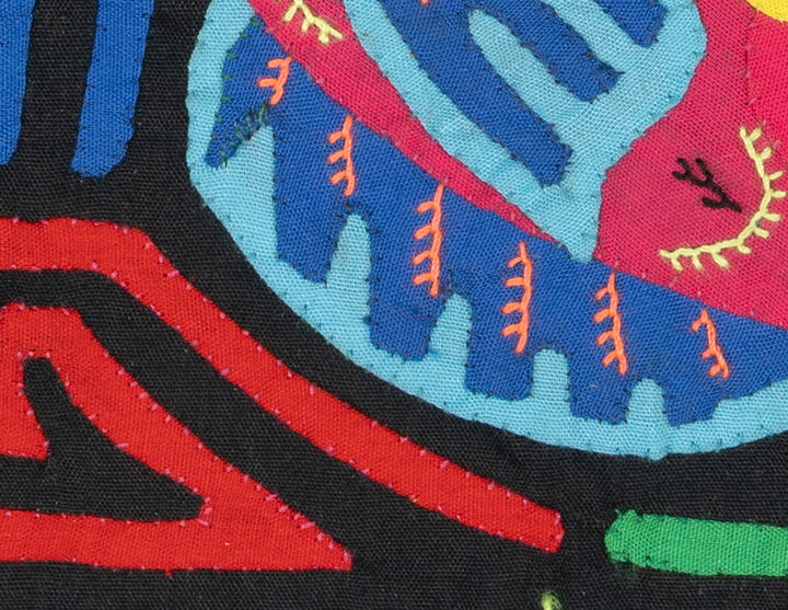 Multicolor Blue Yellow And Red Bird Molita