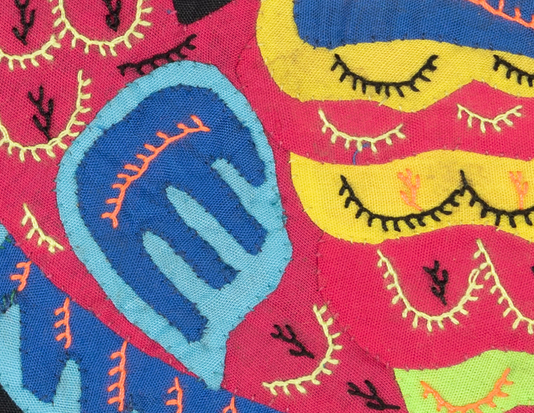 Multicolor Blue Yellow And Red Bird Molita