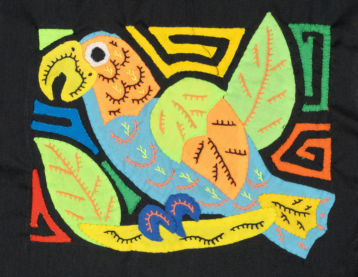 Multicolor Blue And Orange Bird Molita