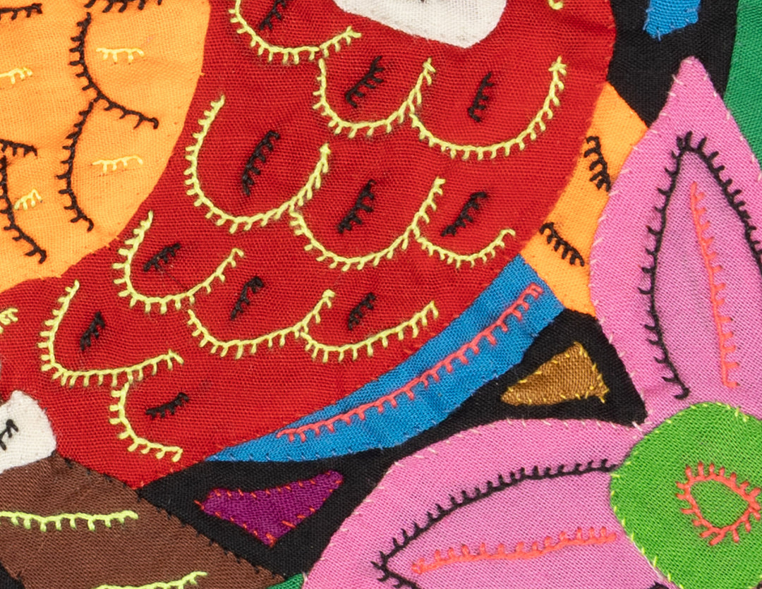 Multi-Color Bird Red And Blue Molita