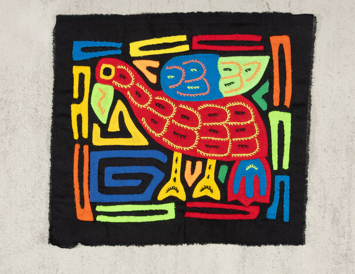 Multicolor Red And Blue Bird Molita