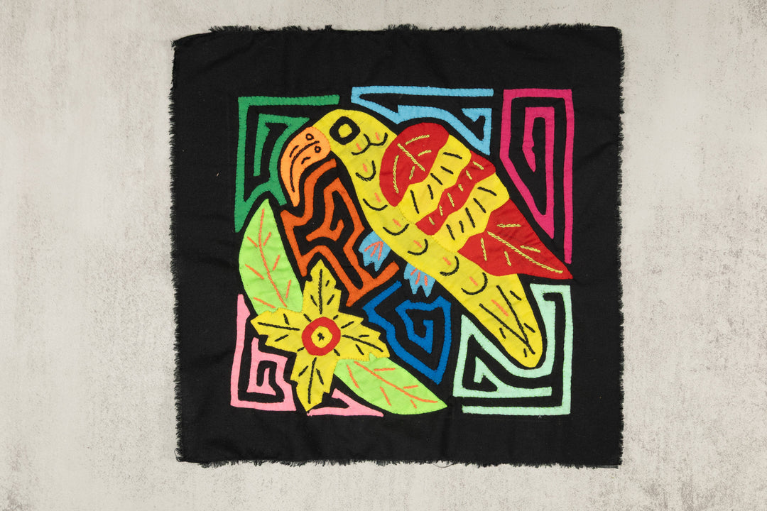 Multi-Color Bird Red And Yellow Molita