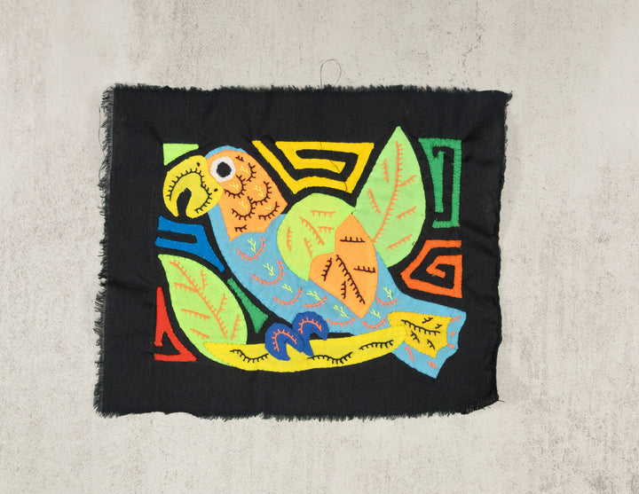 Multicolor Blue And Orange Bird Molita