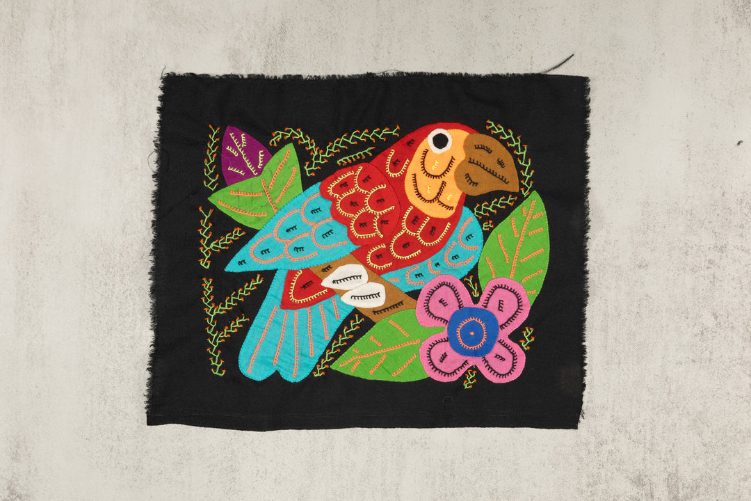 Multi-Color Parrot Bird Red And Blue Molita