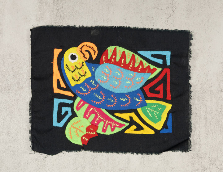 Multicolor Blue And Red Bird Molita