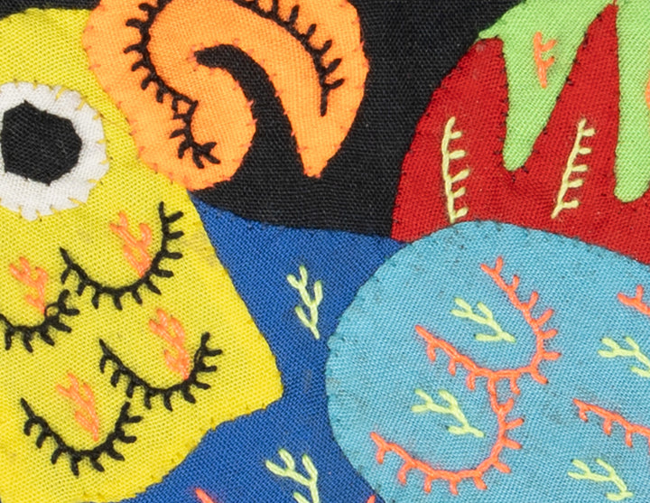 Multicolor Blue And Red Bird Molita