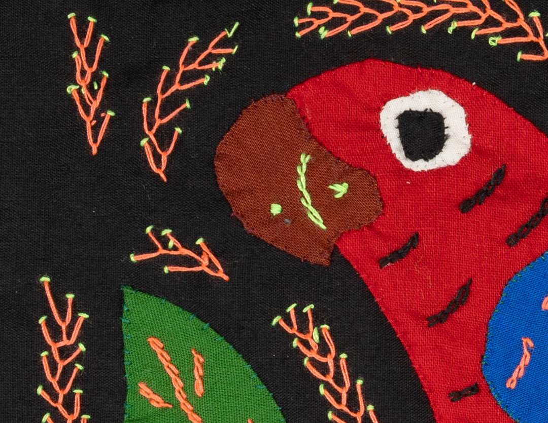 Multi-Color Parrot Bird Red And Blue Molita