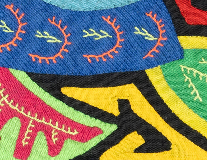 Multicolor Blue And Red Bird Molita