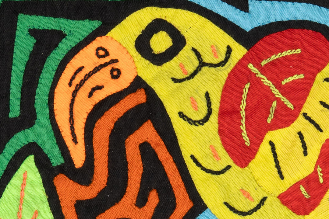 Multi-Color Bird Red And Yellow Molita