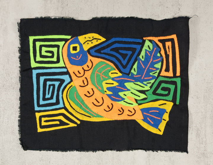Multicolor Orange And Green Bird Molita