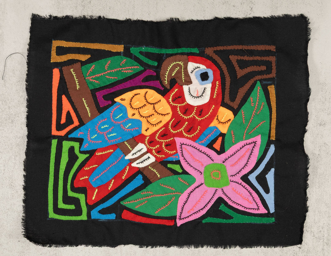 Multi-Color Parrot Bird Red And Blue Molita