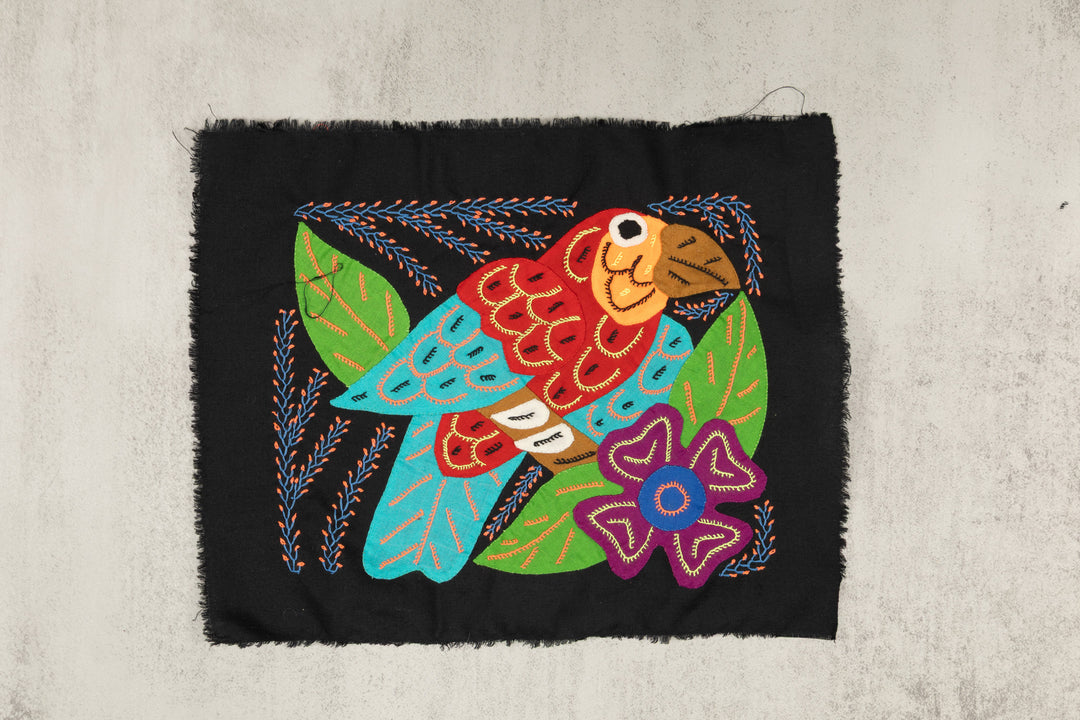 Multi-Color Parrot Bird Red And Blue Molita