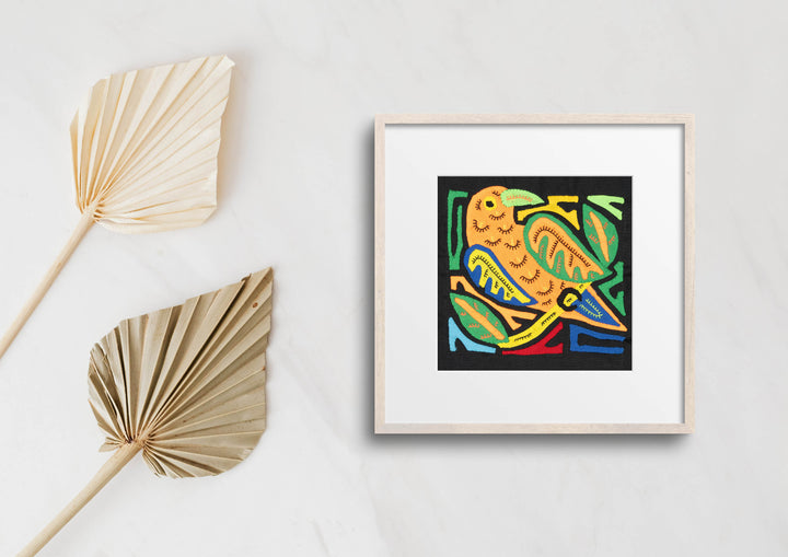 Multicolor Blue Orange And Green Bird Molita