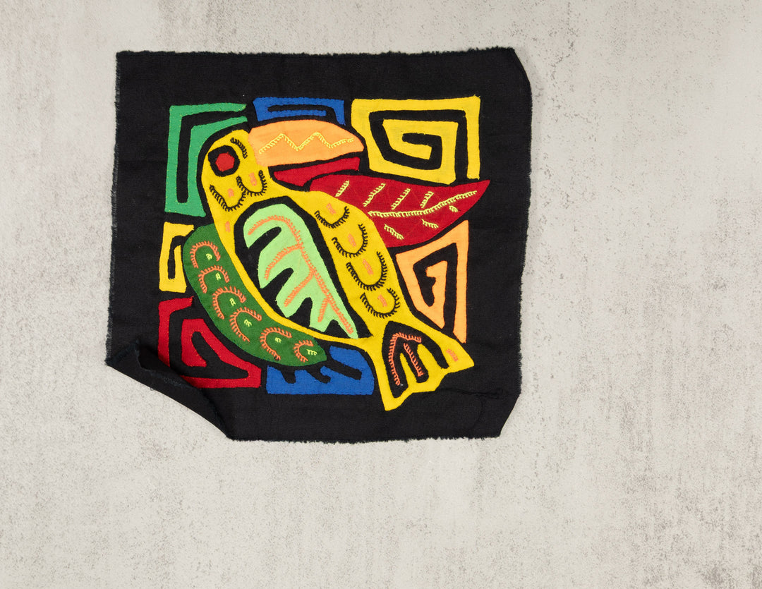 Multicolor Red And Chartruce Bird Molita