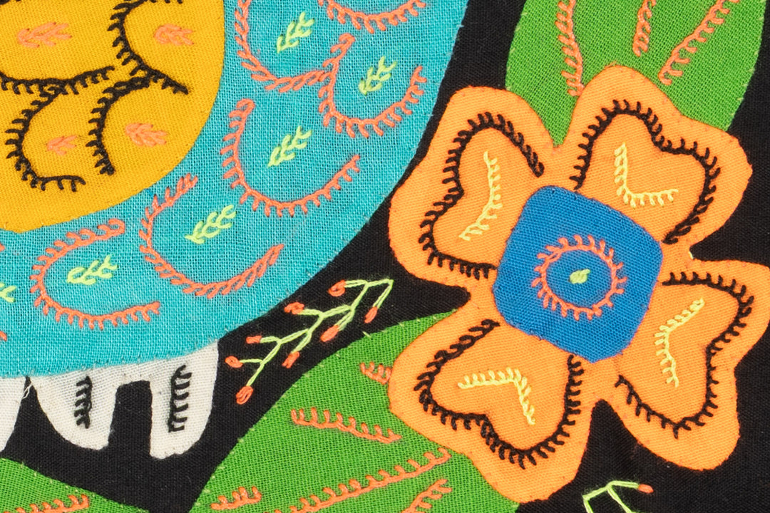 Multi-Color Bird Red And Blue Molita