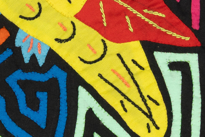 Multi-Color Bird Red And Yellow Molita