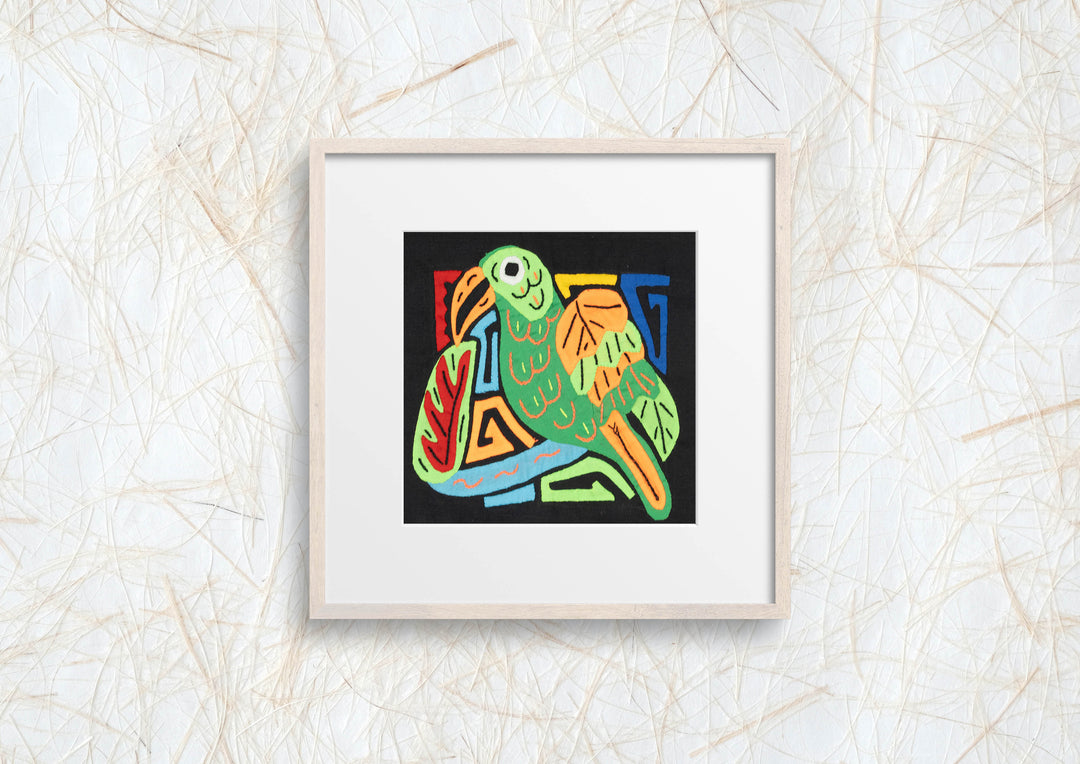 Multicolor Orange And Green Bird Molita