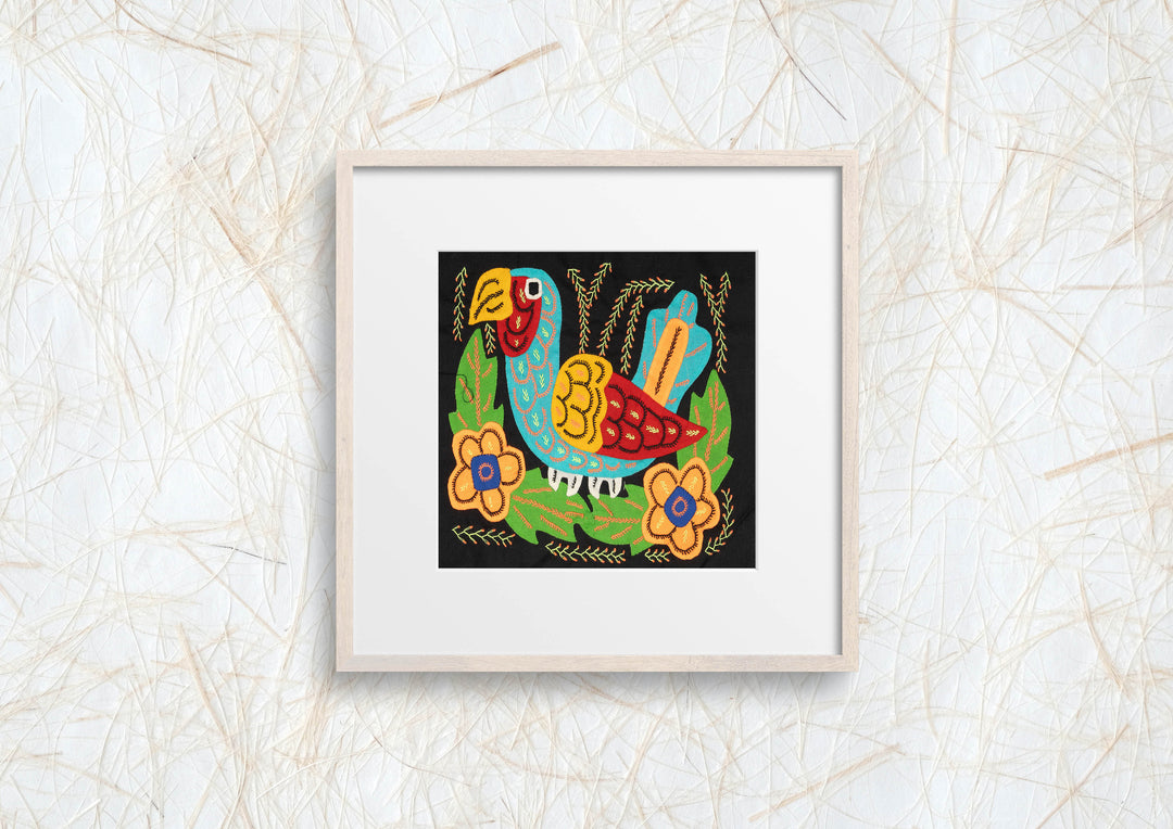 Multicolor Red And Blue Molita