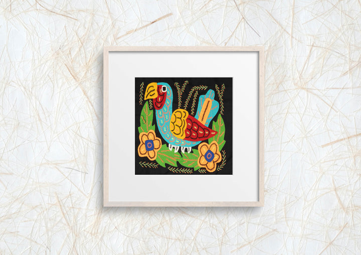 Multicolor Red And Blue Molita