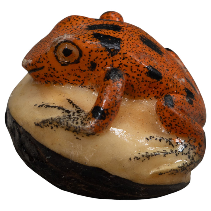 Vintage Poison Dart Frog Tagua Carving