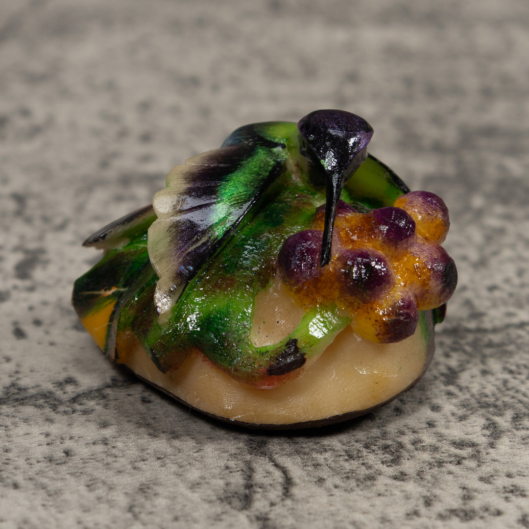 Hummingbird Tagua Carving