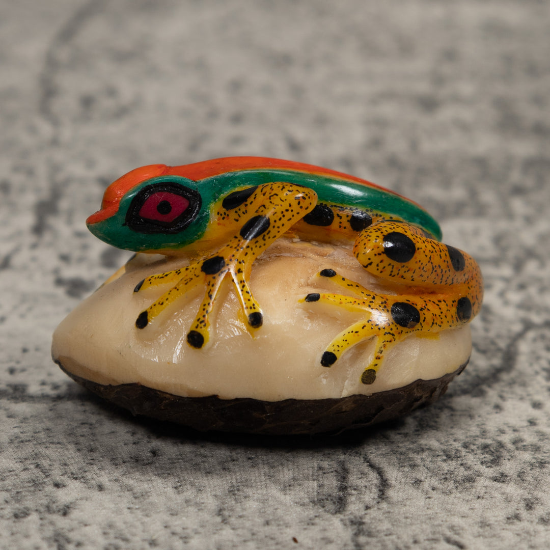 Poison Dart Frog Tagua Carving