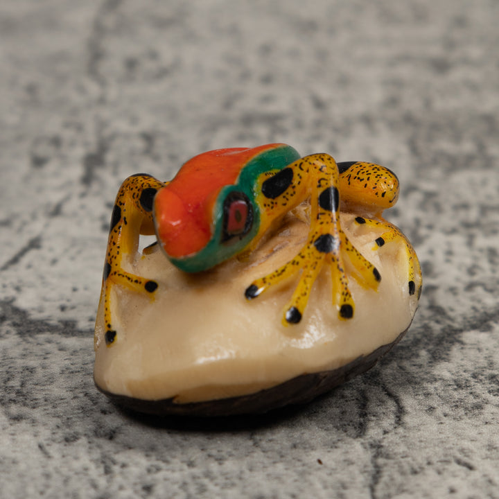 Poison Dart Frog Tagua Carving
