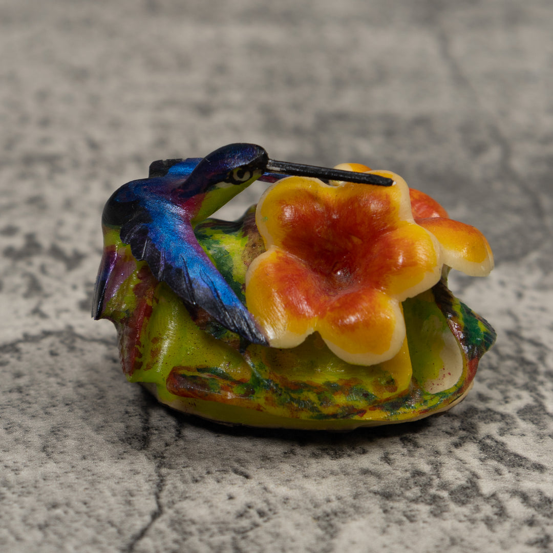 Hummingbird Tagua Carving