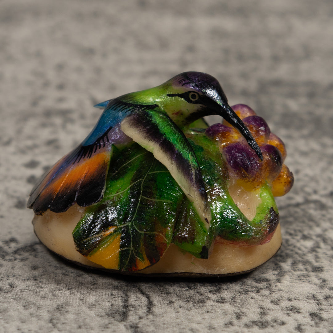 Hummingbird Tagua Carving