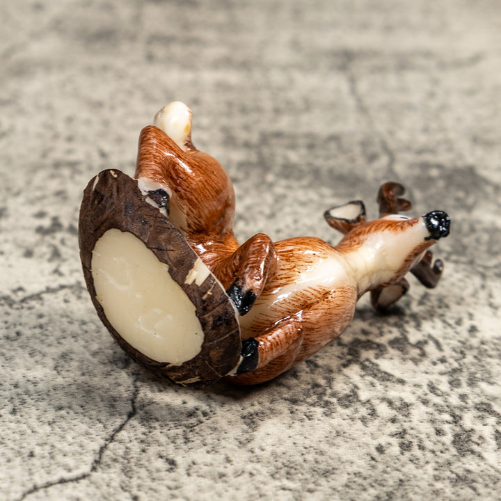 Rainforest Deer With Antlers Tagua Carving
