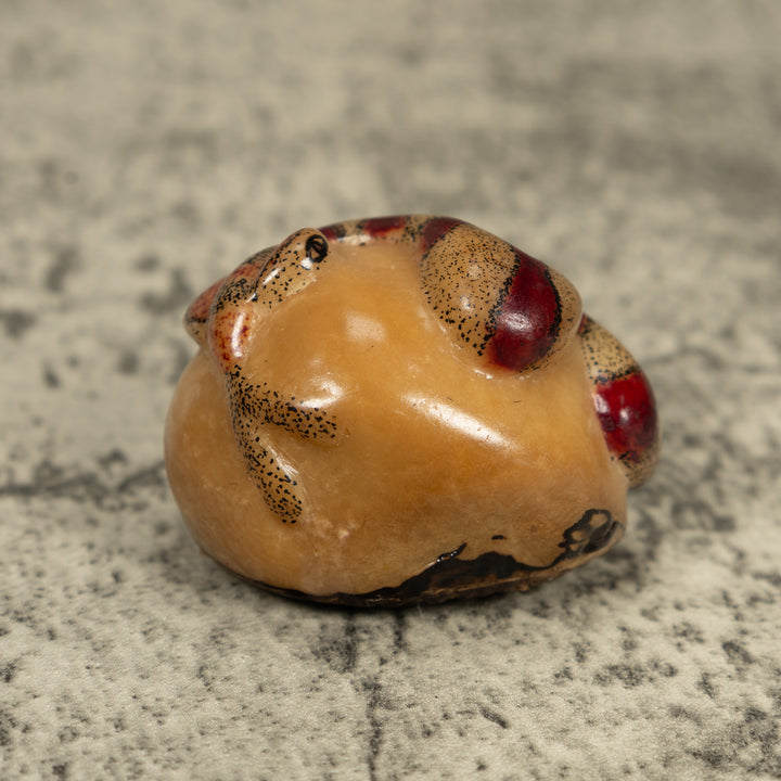 Vintage Jungle Snake Tagua Carving