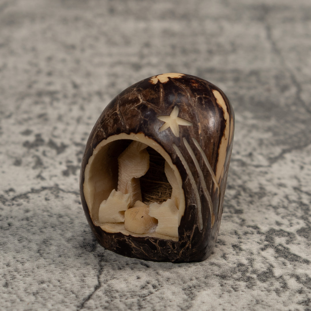 Christmas Creche Tagua Carving