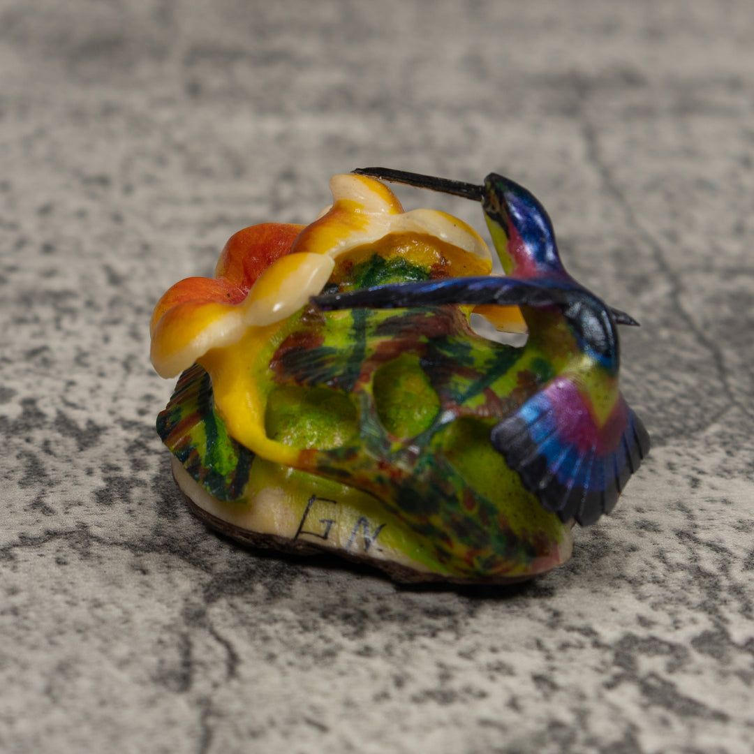 Hummingbird Tagua Carving