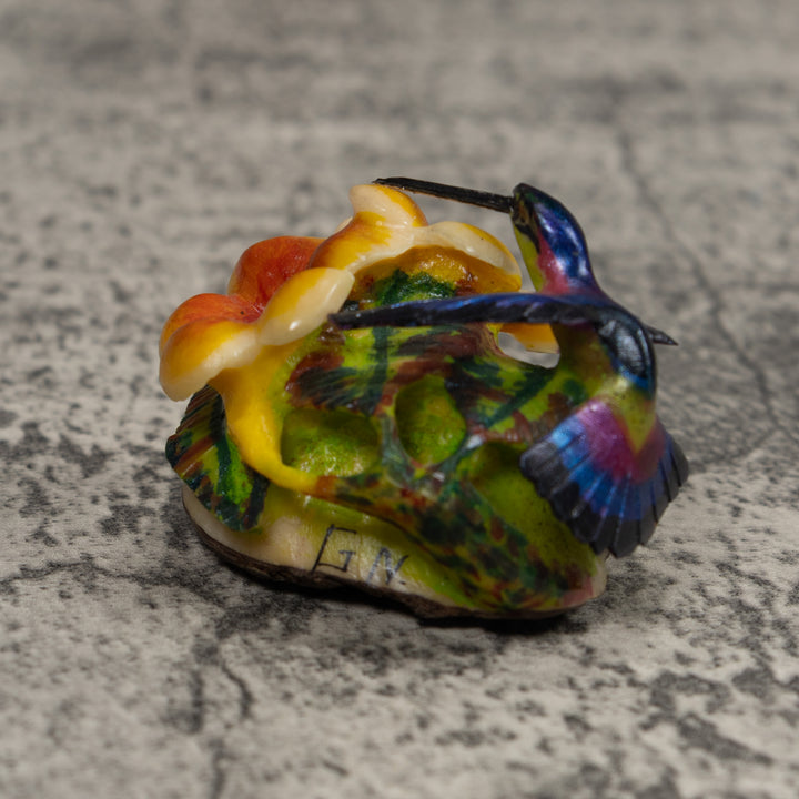 Hummingbird Tagua Carving