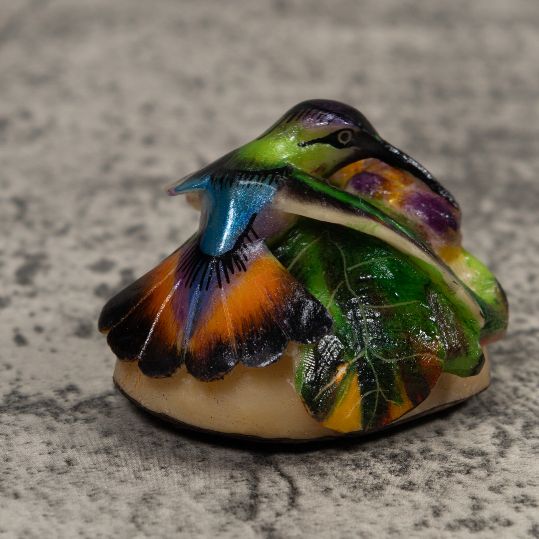 Hummingbird Tagua Carving