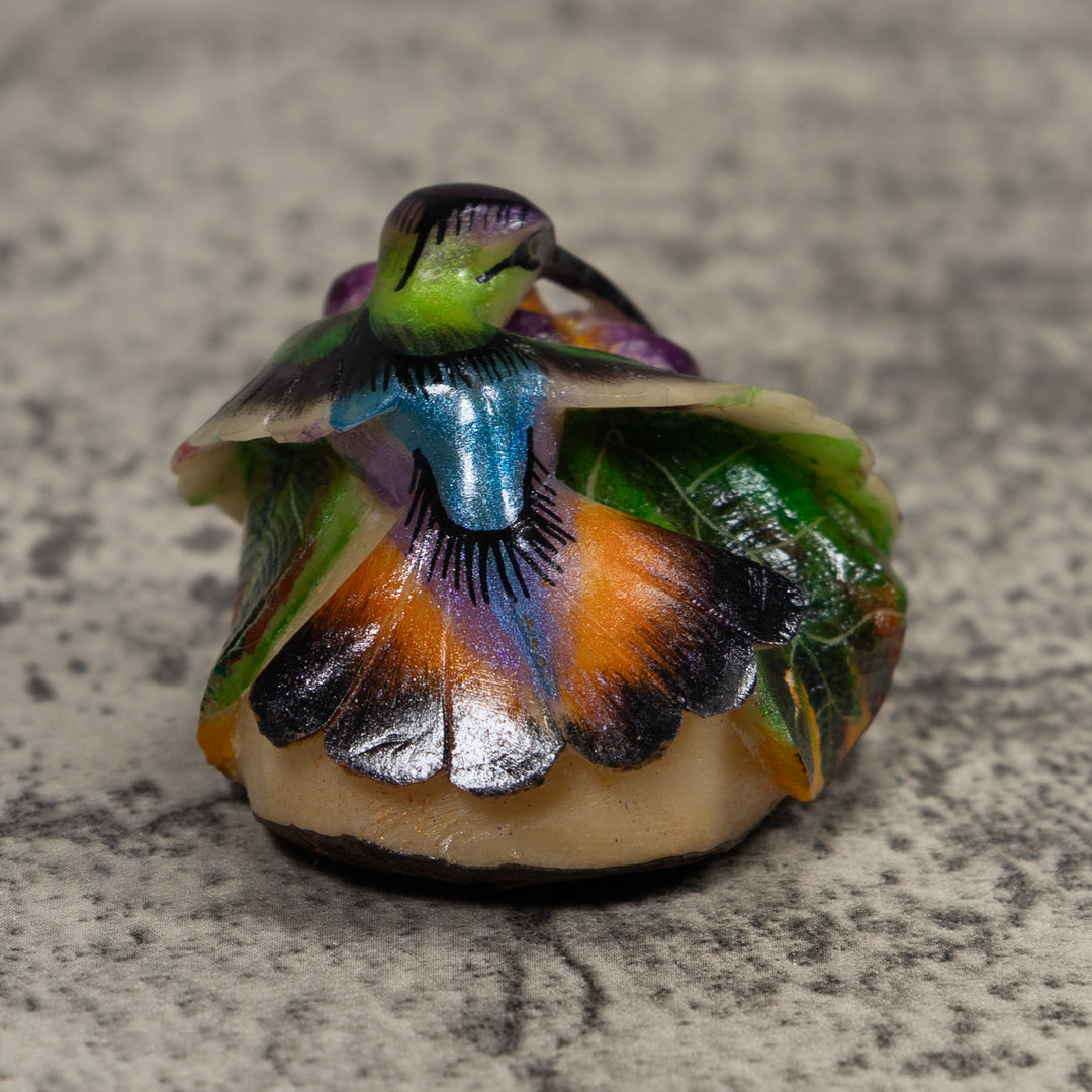 Hummingbird Tagua Carving