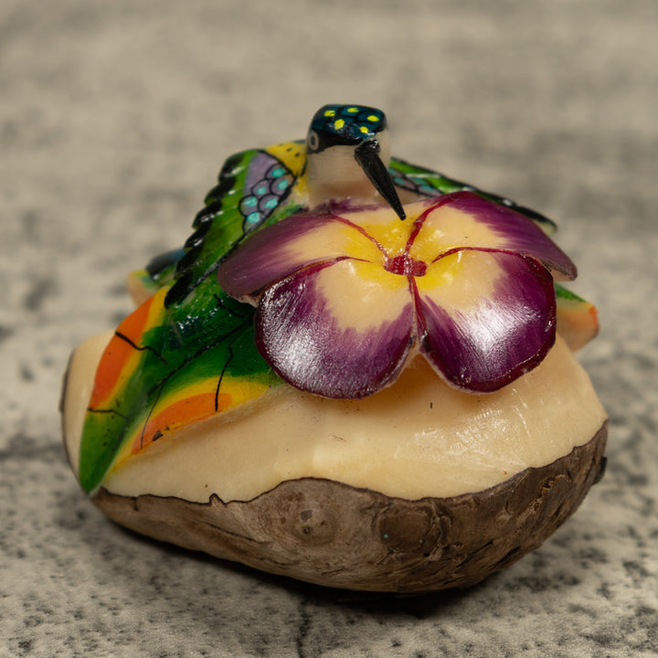 Hummingbird Tagua Carving