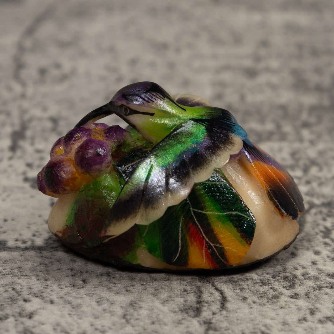 Hummingbird Tagua Carving