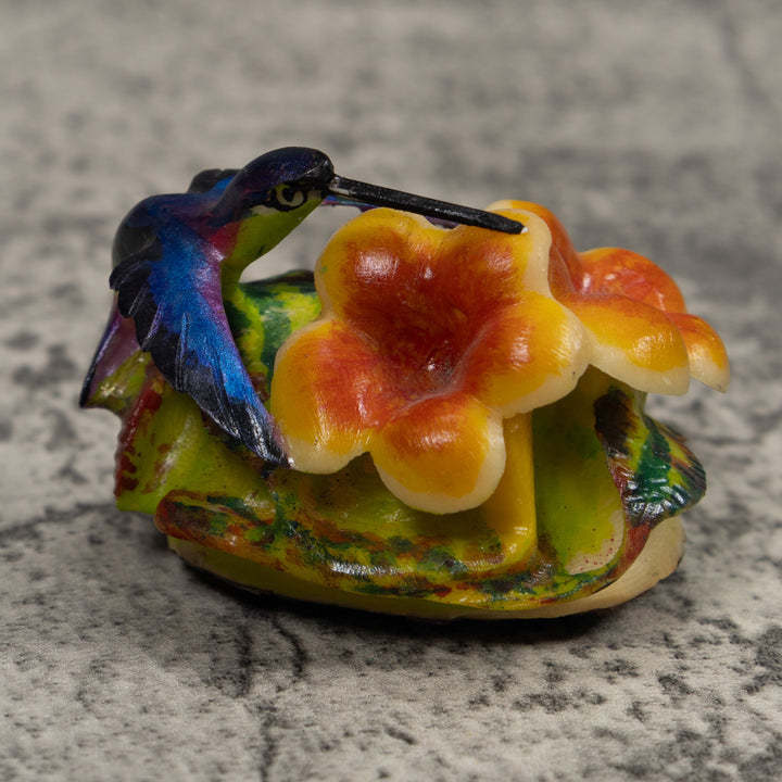 Hummingbird Tagua Carving
