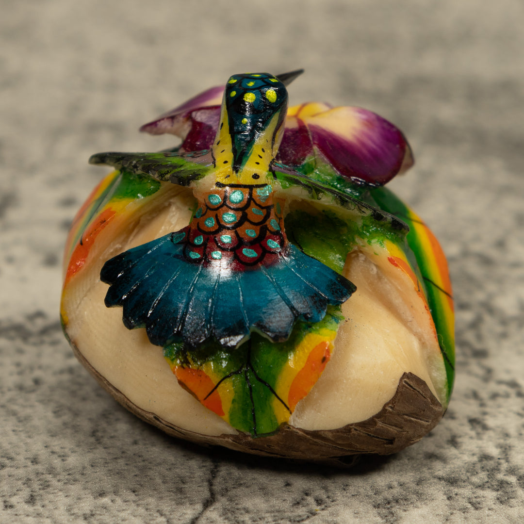 Hummingbird Tagua Carving