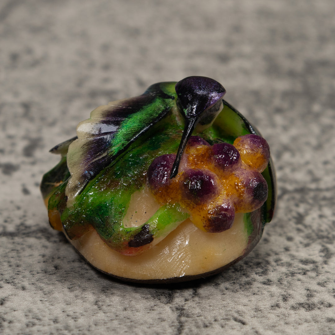 Hummingbird Tagua Carving