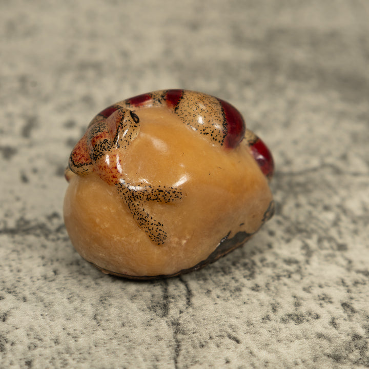 Vintage Jungle Snake Tagua Carving