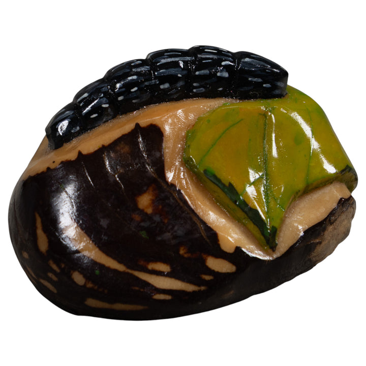 Caterpillar Tagua Carving