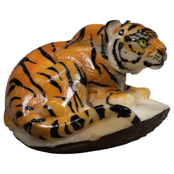 Bengal Tiger Tagua Carving