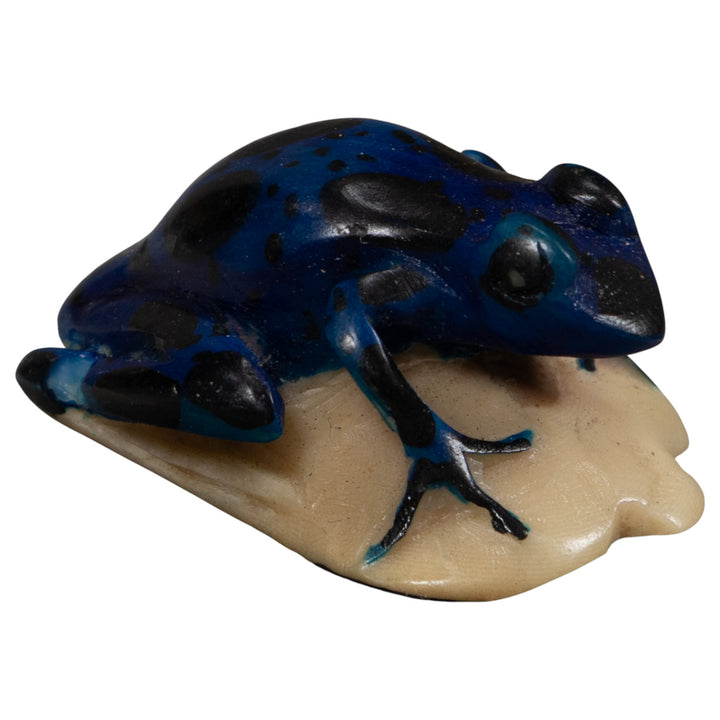 Blue Poison Dart Frog Tagua Carving