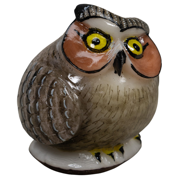 Owl Bird Tagua Carving