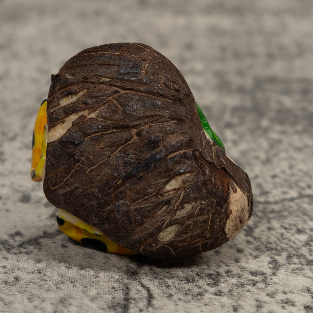 Golden Frog Tagua Carving