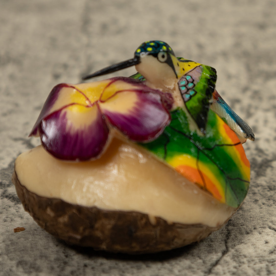 Hummingbird Tagua Carving