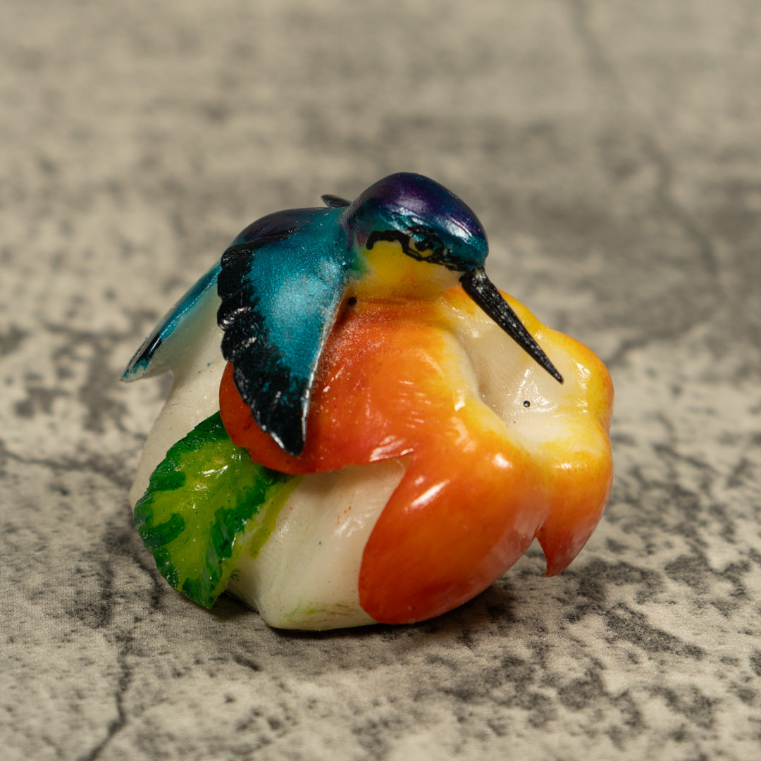 Hummingbird Tagua Carving