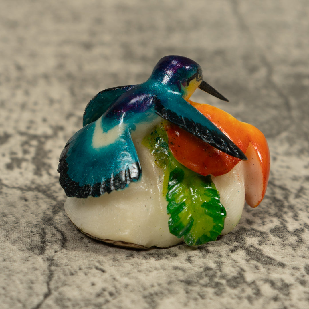 Hummingbird Tagua Carving
